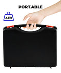 Carrying case for Surface Roughness Tester With 0.01μm Precision, Portable Roughness Gauge For Ra Rq Rz Rt, Dual Range 0.05-15.0μm