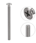 Premium Eight Thirty Two By Two Quarter Inch Flat Head Machine Screws Made Of Slick Thirty Four Stainless Steel with Phillips drive