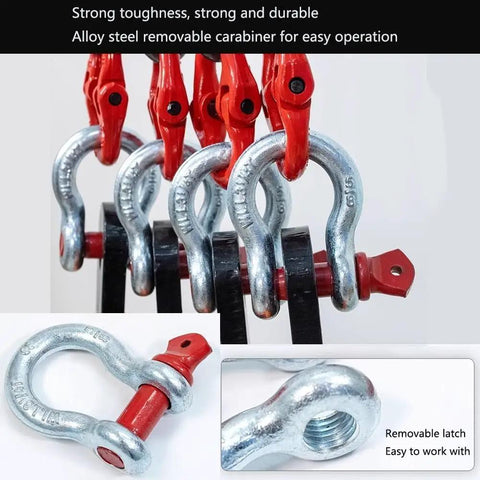 Built Tough Heavy Duty Lifting Clamp With Removable Chains For Horizontal Lifting And Panel Handling Up To 40mm Jaw Capacity display