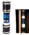 QwikFix 2-Inch Pipe Repair Kit with black couplings and PVC pipe for plastic, cast iron, and steel pipes