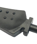 Fresh Black Rfid Door Key Fob For Building Access Compatible With Kaba Saflok shown from an angle, made of durable plastic.
