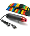 Heat Shrink Tubing Kit With Mini Heat Gun And 328 Pcs Shrink Tubes 2 To 1 Shrink Ratio For Electronics Wiring Repairs Diy Projects And Automotive Use Great For Home And Workshop Quick Fixes with mini gun and assorted tubing sizes visible