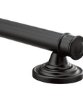 12 Inch Matte Black Stainless Steel Bathroom Grab Bar For Safety, ADA Compliant, Heavy Duty Support Up To 500 Lbs, Traditional Design