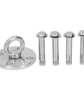 304 Stainless Steel Ceiling Mount Hook For Hammocks And Swings, Beefy 500Kg Load Capacity, Anti Rust Hanging Hardware For Aerial Yoga, Yoga Hammock And Outdoor Swing Mount DG-08, with 4 anchors