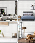 Self Adhesive 3D Foam Faux Brick Wall Panels 10 Pack Peel And Stick Waterproof Brick Tile Decor Huge Coverage Over 116 Sq Ft Easy DIY Accent