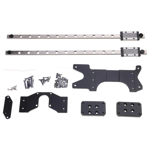 Double Linear Guide Kit MGN9H 300mm Plate Linear Metal Motion Rails For 3D Printers Upgrade Built For Solid Stability Smooth Motion And Precise Prints, rails and brackets