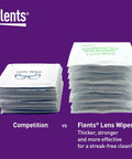 Biodegradable Lens Wipes Pre Moistened For Glasses Screens And Lenses Streak Free Quick Dry Individually Wrapped 225 Count