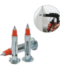 Heavy Duty Molly Bolt Wall Anchors Kit 30 Piece For Drywall Self Drilling Screws close-up with installation tool