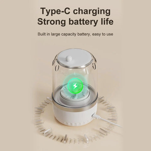 Slick Portable Laundry Wash Cup For Travel And Business Trips Compact Clothes Cleaner with Type-C charging and strong battery life.
