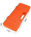 Top Notch 13-Piece Extended Pneumatic Impact Socket Set Crated With Premium Chrome Vanadium Steel Deep Sockets Covering 13mm To 32mm For Heavy Duty Auto Repair And Mechanic Grinds, orange hard case 44x17x6cm