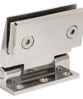 304 Stainless Steel Glass Door Hinge Single Side Mount For Tempered Glass Rust Buster Build with sleek design and heavy duty performance.
