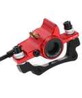 Heavy Duty Disc Brake Kit for Mountain Road and E Bikes featuring Aluminum Alloy, red caliper detail.