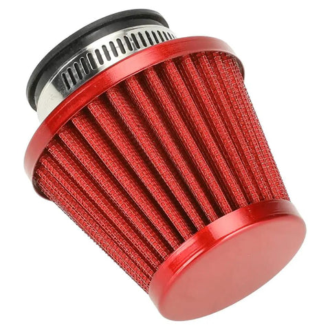 Red 38mm Air Filter Cleaner For Predator 196cc 200cc 212cc 6.5HP GX160 GX200 engines and go-karts, side view