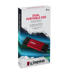 Box of Dual USB A and C Portable 1TB SSD With Beast Mode Speeds Up To 1050 MBps Read And 950 MBps Write USB 3.2 Gen 2 External Drive.