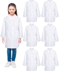 Six Piece Kids Doctor Coat Costume Set Unisex Lab Coats For Boys And Girls Nurse Uniforms Pediatric Dress Up Medium Size