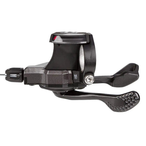 XT SL M8000 RapidFire Trigger Shifter Right Hand For 11 Speed Mountain Bikes Ergonomic Long Lever side view