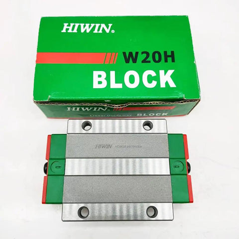 Beefy HGW20HC Linear Block Carriage For CNC Machinery With Heavy Load Capacity, Ultra Smooth High Speed Motion, High Rigidity And Precision, Flange Mounted Linear Guide Rail, Slider Bearing, And Custom Lengths. HIWIN W20H block with steel carriage