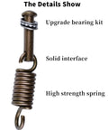 Ultimate Hanging Kit For Egg Hammock Chair With Steel Spring Pin Plug Hardware And 500Lb Capacity showing close-up of high strength spring.