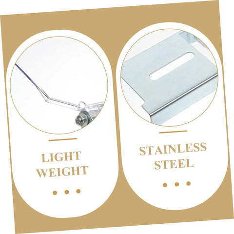Clear Eye Protection Shield For Bench Grinder With Transparent Dust Guard Plate showing lightweight and stainless steel features.