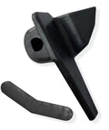 Durable Nylon Tire Changer Insert Kit For Duck Head Mount Demount Tool, black nylon material, side view of parts