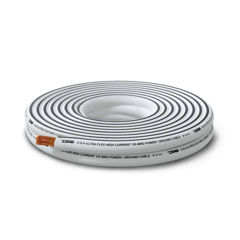 Coiled Marine Grade Tinned OFC 18 Gauge RGB Wire Set, 100 Feet, Color Coded For Easy Boat LED Installations, Flexible Shielded Cable