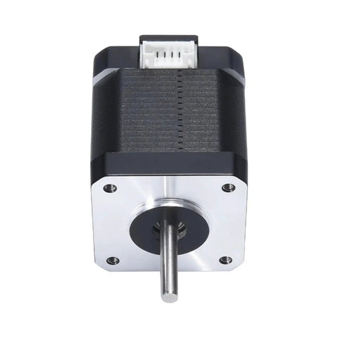 Upgraded LDO Stepper Motor Kit For 3D Printer Extruder Assembly, front view showing connector and shaft, Easy Fit For V2.4 DIY Upgrade.