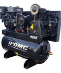 Tough As Nails 13HP Gas Air Compressor Featuring 30 Gallon Tank Dishing Out 24 CFM At 180 PSI And Quick Electric Start for tough job sites.