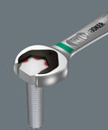 Joker Ratcheting Combination Wrench 12x170.7mm Multi on bolt, Non Slip Limit Stop, Jaw Plate Holding Function visible
