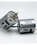 Top Shelf 9000 RPM Carbon Brush Motor 6V To 24V DC High Speed Unit with metal housing and 2.3MM shaft for tool repairs.