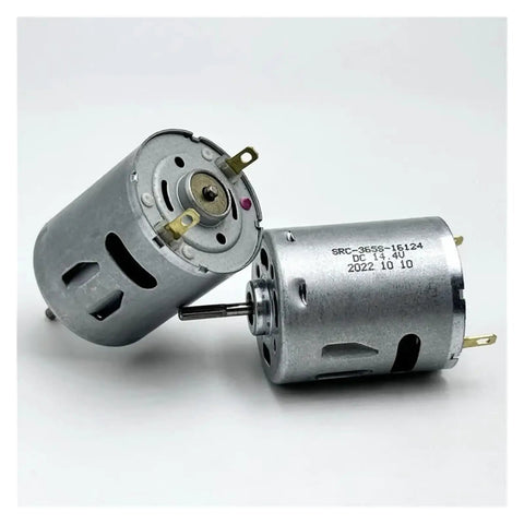 Top Shelf 9000 RPM Carbon Brush Motor 6V To 24V DC High Speed Unit with metal housing and 2.3MM shaft for tool repairs.
