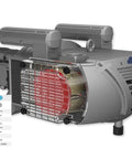Heavy Duty Oilless Rotary Vane Vacuum Pump For Lab Packaging And Print Delivering Raw Suction Power With Zero Grease Mess And Continuous Duty Motor, side view