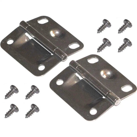 Stainless Steel Cooler Hinges Replacement Kit 2 Pack With 8 Mounting Screws To Fix Your Lid And Get Your Cooler Opening Easy Again Heavy Duty Hinge Set Built To Last