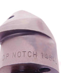 Close-up of a cutting tip for Top Shelf Indexable Boring Head For Precision Lathes Boasting Kickass Rigidity And A 1.75 Inch Body.