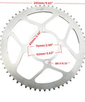 60 Tooth Rear Chain Sprocket 76mm ID For 420 Chain Fits 50cc 70cc 90cc 110cc 125cc 250cc Pit Dirt Bike ATV Quad Bike Motorcycle