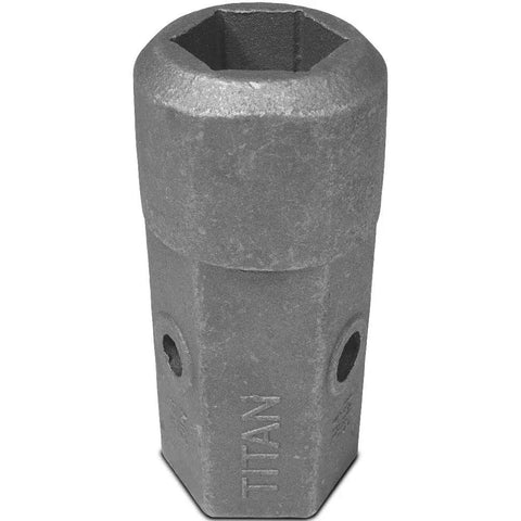 Boss Level Auger Bit Repair Hub, Built For Daily Outdoor Work, featuring 2 inch hex drive with pin holes for secure attachment.