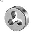 8 32 UNC Tap And Die Set Right Hand Machine Thread Tap And Round Die High Speed Steel 6542 M2 Straight Fluted Die