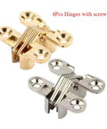 Hidden Barrel Door Hinges For Wooden Folding Doors And Windows Built-In Invisible Bearings For Ultra Smooth Opening