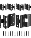 Six Pack Five Knuckle Door Hinges For Three Quarter Inch Thick Doors, 270 Degree Full Rotation Stainless Steel Institutional Hinge