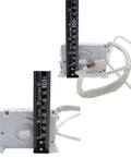 Ice Maker Module Replacement For Refrigerator DA59-00294A And DA59-00294B, 8 Pin Connector, two angles, shown with ruler