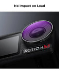 ND And CPL Filter Kit For Osmo Action 5 Pro And Osmo Action 4 shown with ND32 filter attached.