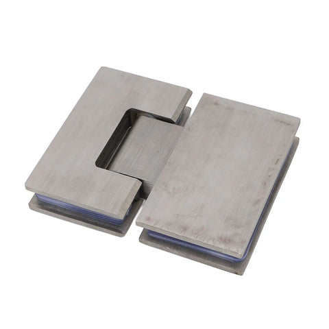 Heavy Duty Frameless Shower Door Hinge 180 Degree Turn Holds Up To 120 Lbs Rock Solid Stainless Steel Build for glass 8mm to 12mm.