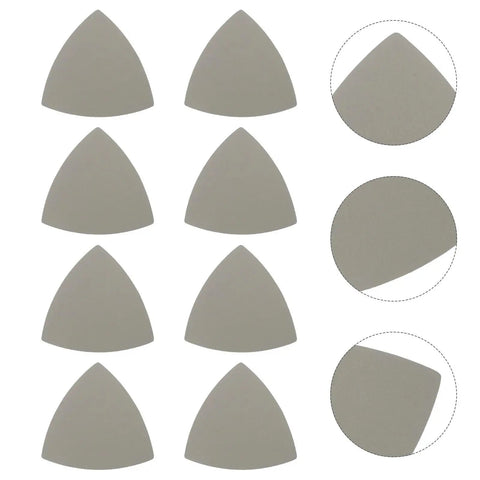 Top Rated Grit Triangular Silicon Carbide Sandpaper Sheets Waterproof Wet Dry Sanding Paper 8 Pack, grey sheets for fine sanding.