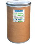 Go-To General Absorbent For Oil, Chemicals And Water Cleanup, 48 Pound Drum With Low Dust Perlite Formula For Quick Absorption