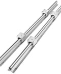 Rock Solid SBR16 Linear Rail Kit With Two 800mm Guide Ways And Four SBR16UU Bearing Blocks for CNC machines.