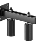 Heavy Duty 4 Inch Gate Guide Roller Kit With Steel Bracket And Hard Nylon Rollers For Sliding Gates Up To Five Point Seven Inches