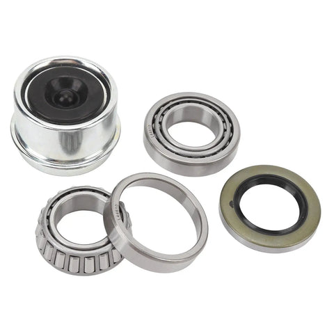 Trailer Wheel Hub Bearings Kit Built Beefy And Tough As Nails Heavy Duty Axle Bearing Set With L44649 L44610 Bearings Grease Seal Shown