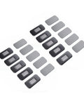 Super Strong Magnetic Catch For Kitchen Cabinet Doors With Adhesive Mount To Keep Drawers Secure And Kids Safe In Style Without Using Tools Or Drills, 20 pack black magnetic catches.