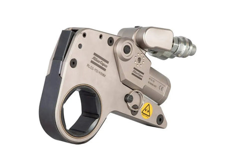 Badass Low Profile Hydraulic Torque Wrench Built From Aircraft Grade Aluminum And Heavy Duty Industrial Hand Tool For 255 To 1710 Ft Lbs Torque Range, detailed view of the actuator.