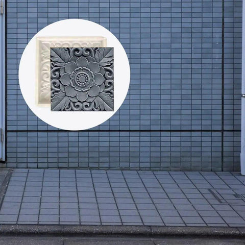 DIY Concrete Molds For Walkways And Garden Paths Stamps For Brick And Flagstone Casting Paver Molds for decorative stepping stones
