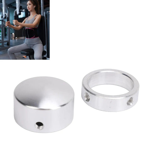 Rock Solid One Inch Aluminum Handle End Covers For Gym Fitness Equipment Lightweight Wear Resistant Fitment Kits For Heavy Duty Strength Training Rack Accessories Easy Install Beef Up Your Rig